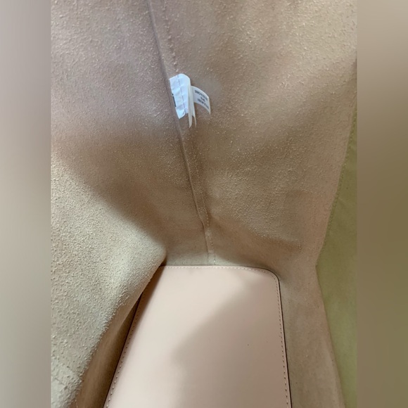 J.Crew Blush Pink Leather Tote & Matching Wallet 100% Genuine Leather - Picture 6 of 16